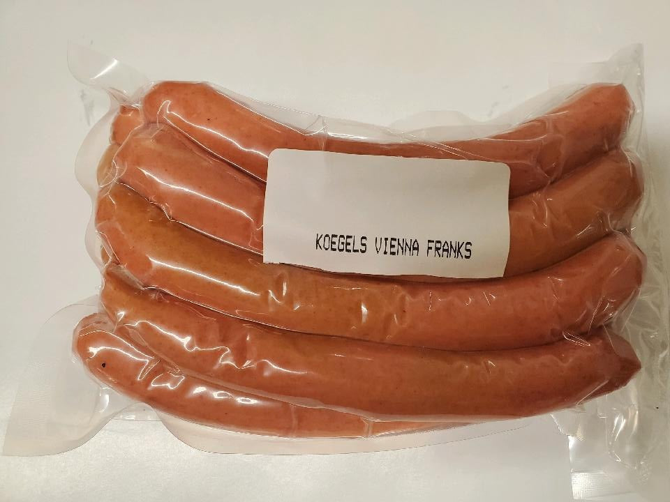 Koegel's Viennas Hot Dog Natural Casing, 8 ct