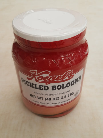 Koegel's Pickled Bologna Jar